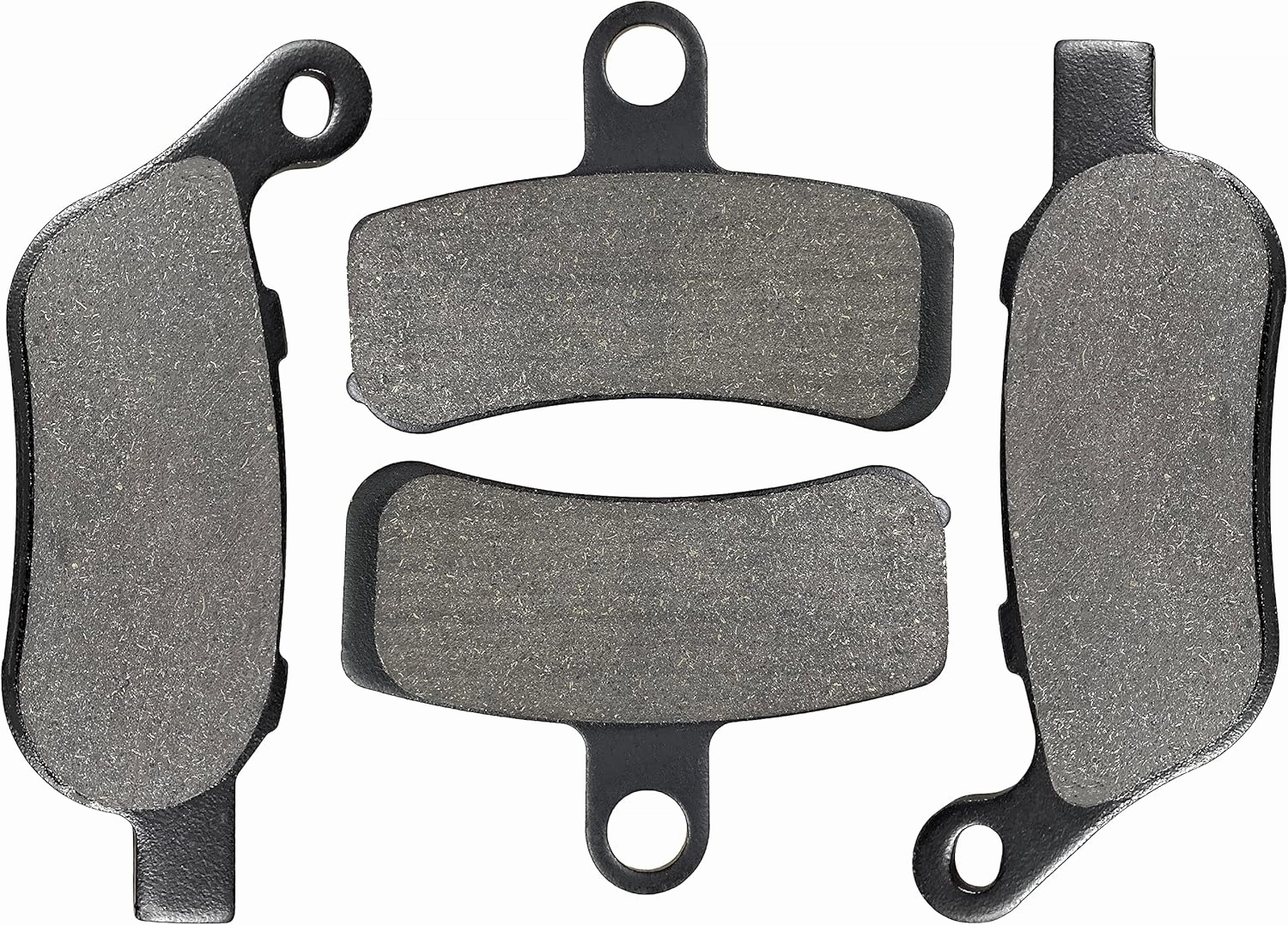 Front and Rear Brake Pads for Harley Davidson Fatboy, Softail Deluxe, Heritage Softail Classic, Street Bob, Dyna Wide Glide, Low Rider, Night Train, Super Glide, Softail Custom, Softail Slim, Rocker C