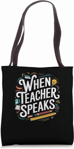Funny Étude Music Teacher Silence Tote Bag