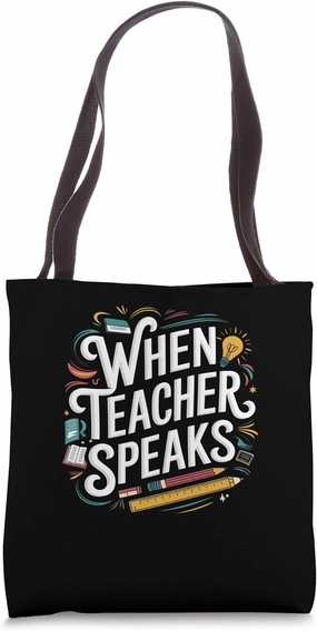 Funny Étude Music Teacher Silence Tote Bag