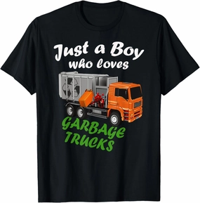 Garbage Day Kids Boys Apparel & Toddlers Garbage Truck Trash T-Shirt