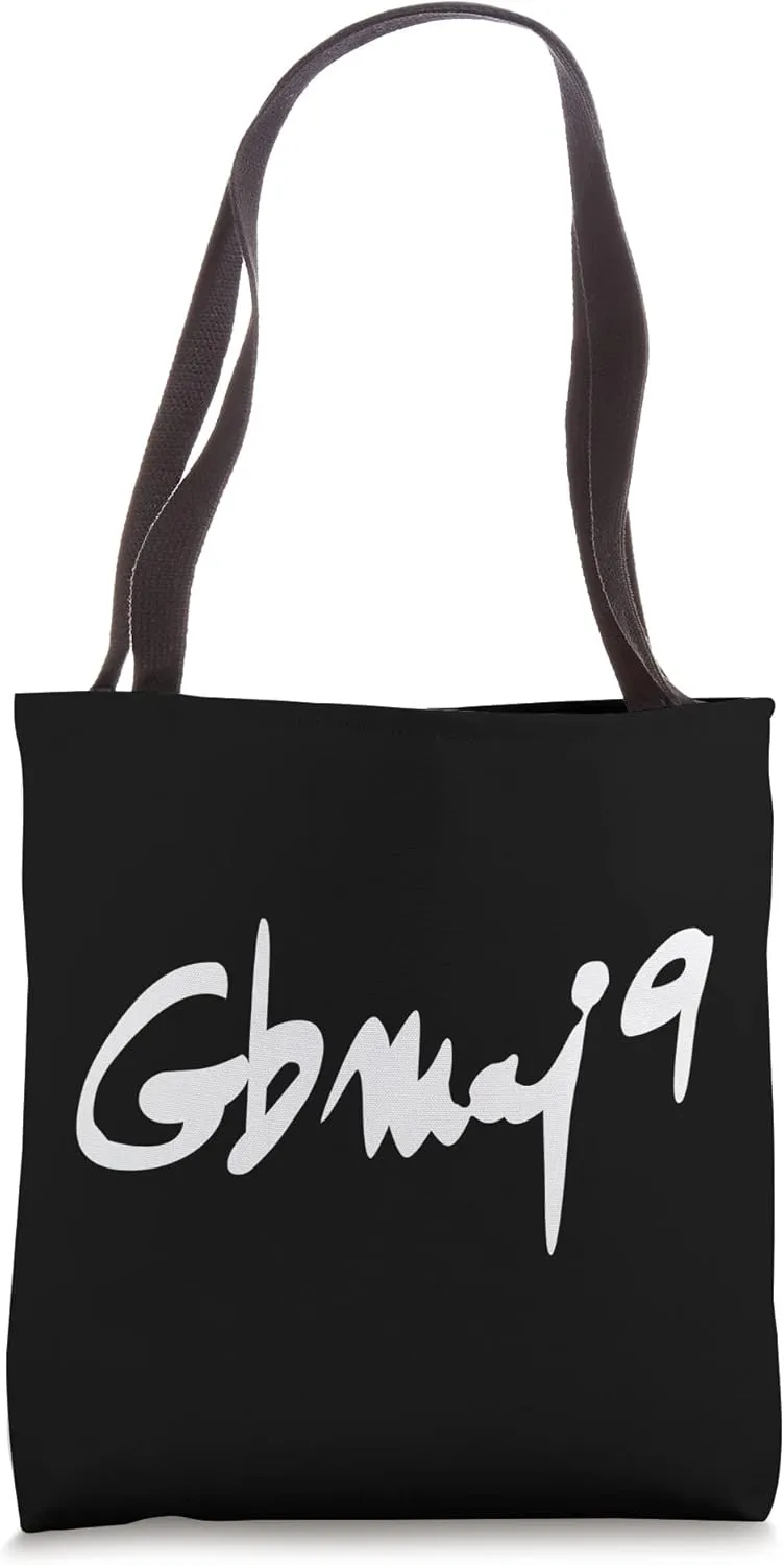 Gbmaj9 Jazz Chord Music Theory Real Book Piano Guitar Gift Tote Bag