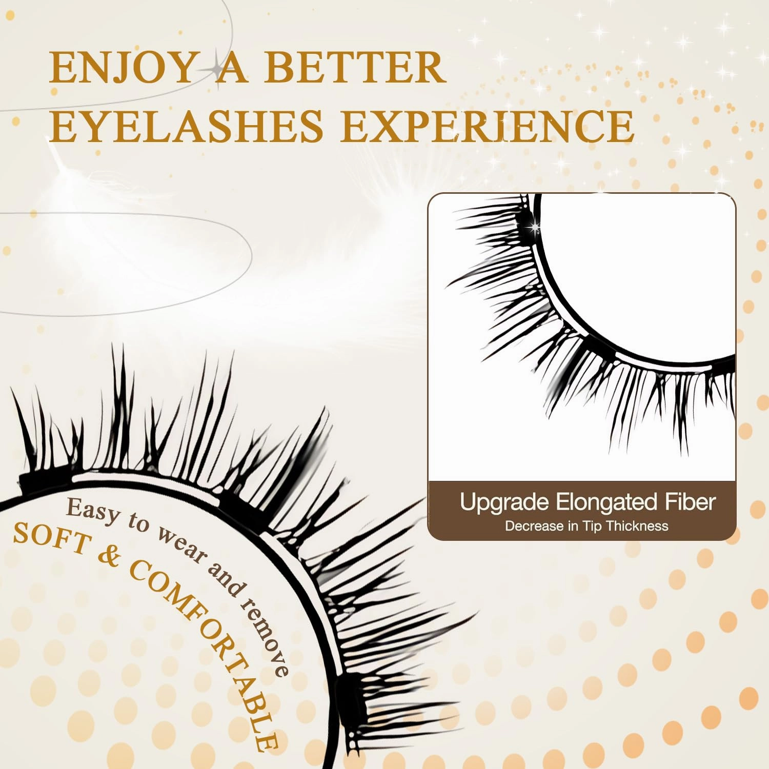 Ginani Magnetic Lashes,Ginani Magnetic Lashes Kit,Magnet Eyelashes with Applicator Natural Look,No Glue Needed Reusable Soft Eyelashes Kit for Women(Natural Fuller)