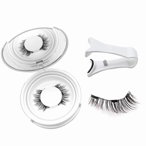 Ginani Magnetic Lashes,Ginani Magnetic Lashes Kit,Magnet Eyelashes with Applicator Natural Look,Reusable No Glue or Liner Needed Soft Eyelashes Kit for Women(Natural)