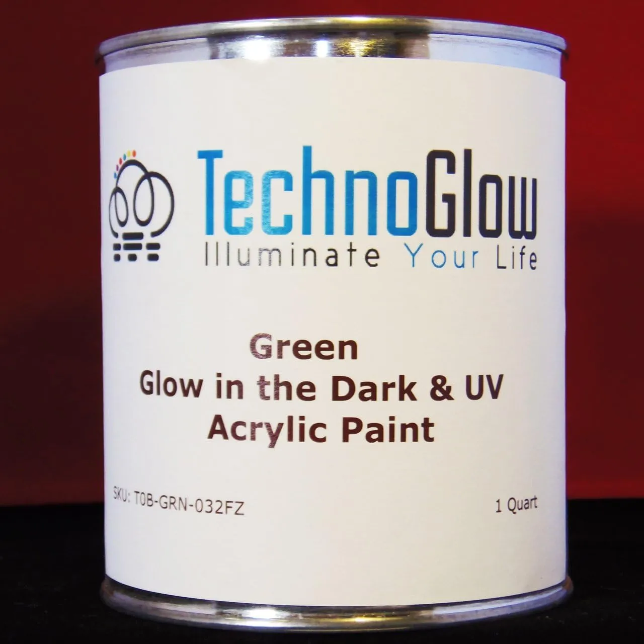 Glow in The Dark Paint, Green Ultra Glow - Multiple Colors - 1 Gallon
