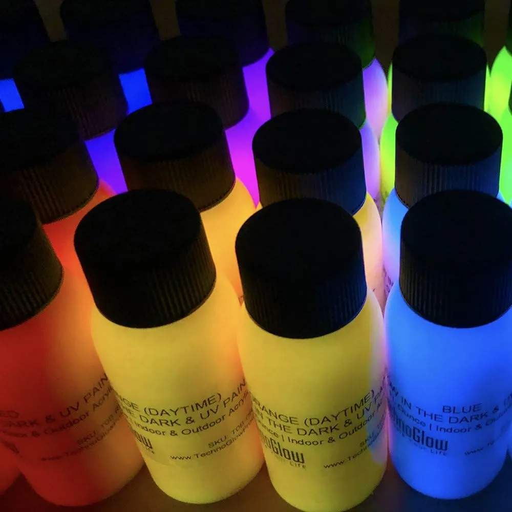 Glow in The Dark Paint, Green Ultra Glow - Multiple Colors - 1 Gallon