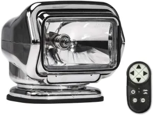Golight | Stryker ST Series Model 30062ST Halogen Spotlight, Portable Mount, Wireless Hand-Held Remote, Chrome