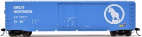 Great Northern Railroad Box Car with Plug Door Running Number #36904 HO Scale Train Rolling Stock HR6634C