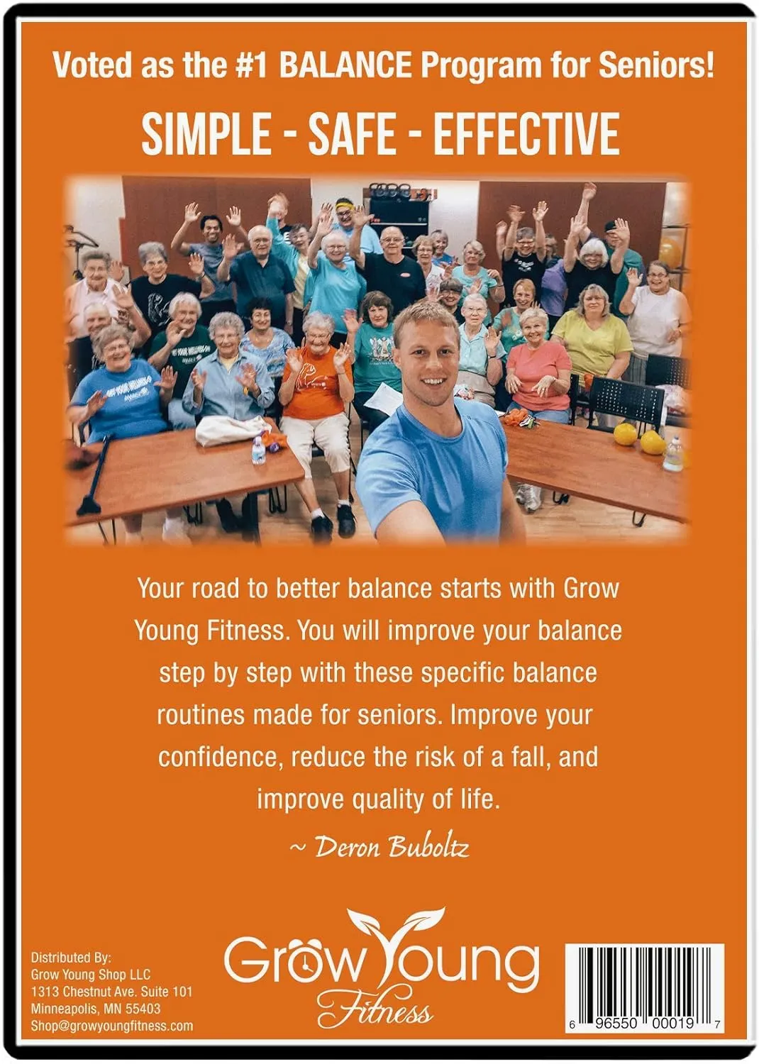Grow Young Fitness Chapter One Exercise DVDs for Seniors - Low Impact Workouts from Home - Simple, Safe, Effective Workout DVD for Elderly