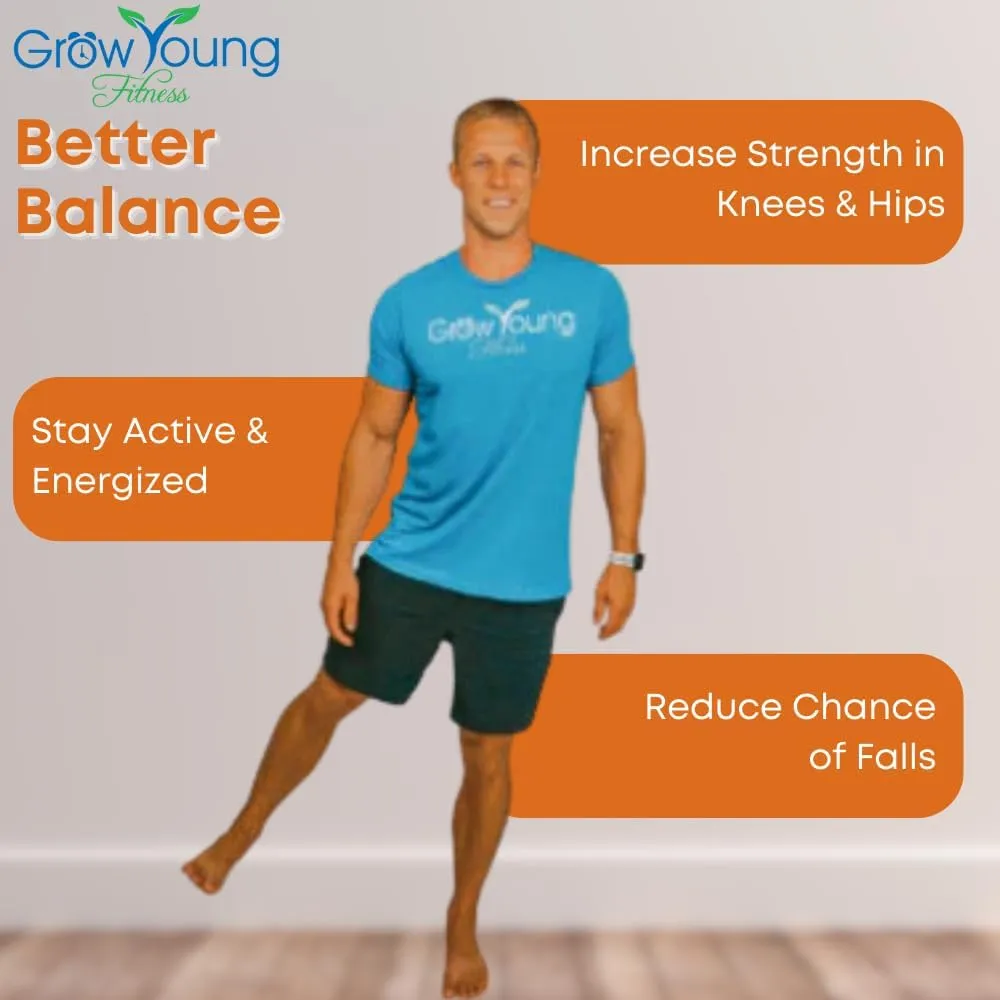 Grow Young Fitness Chapter One Exercise DVDs for Seniors - Low Impact Workouts from Home - Simple, Safe, Effective Workout DVD for Elderly