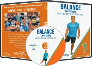 Grow Young Fitness Chapter One Exercise DVDs for Seniors - Low Impact Workouts from Home - Simple, Safe, Effective Workout DVD for Elderly
