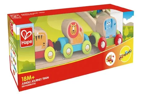 Hape Wooden Jungle Journey Train