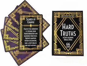 Hard Truths - A Fate Altering Oracle Deck - 66 Enlightening Cards with Meanings to Disrupt Patterns for Realignment and Transformation
