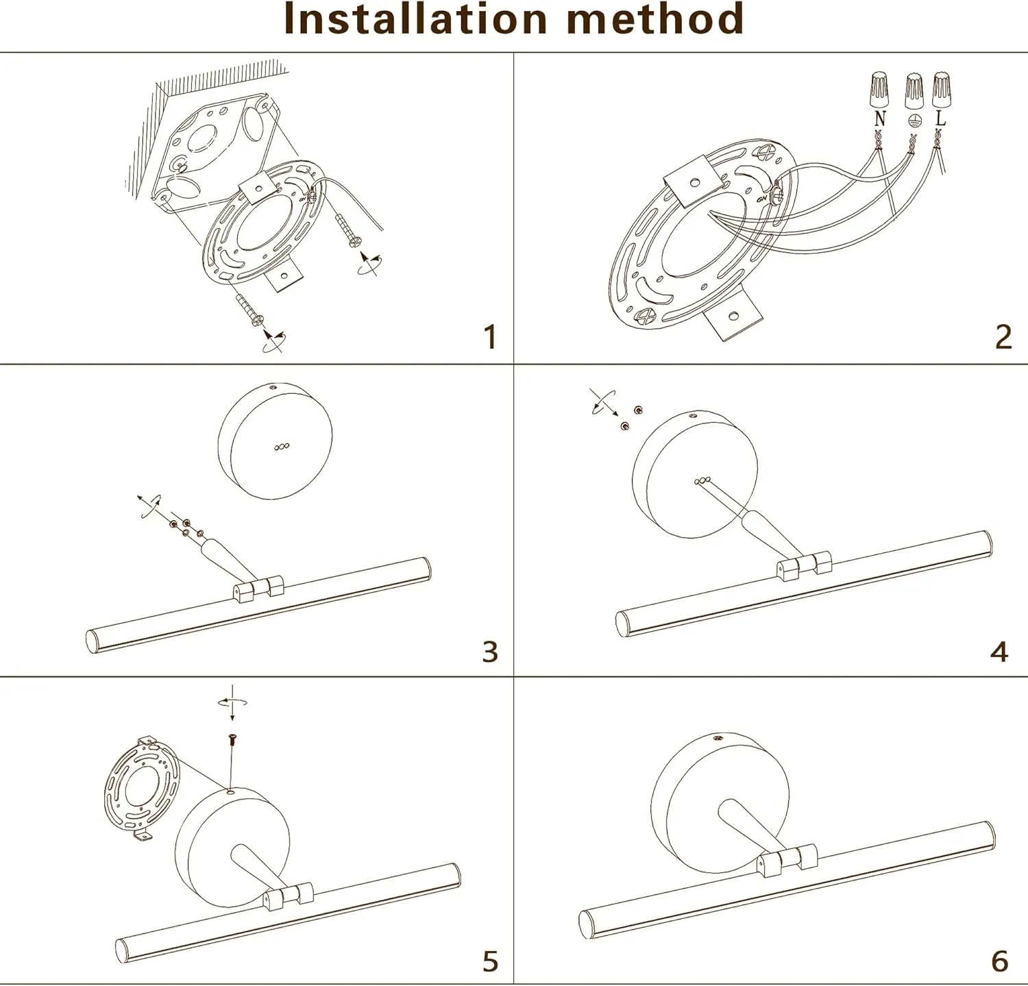 Hardwired Adjustable Lighting Gold Modern LED Picture Lights for Paintings 15.7'' Inch Long Swing Arm Metal Art Lights Warm White 3000K