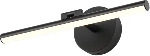 Hardwired Adjustable Lighting Matte Black Modern LED Picture Lights for Paintings 15.7'' Inch Long Swing Arm Metal Art Lights Warm White 3000K