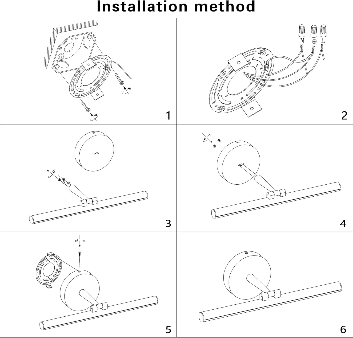 Hardwired Adjustable Lighting Matte Black Modern LED Picture Lights for Paintings 15.7'' Inch Long Swing Arm Metal Art Lights Warm White 3000K