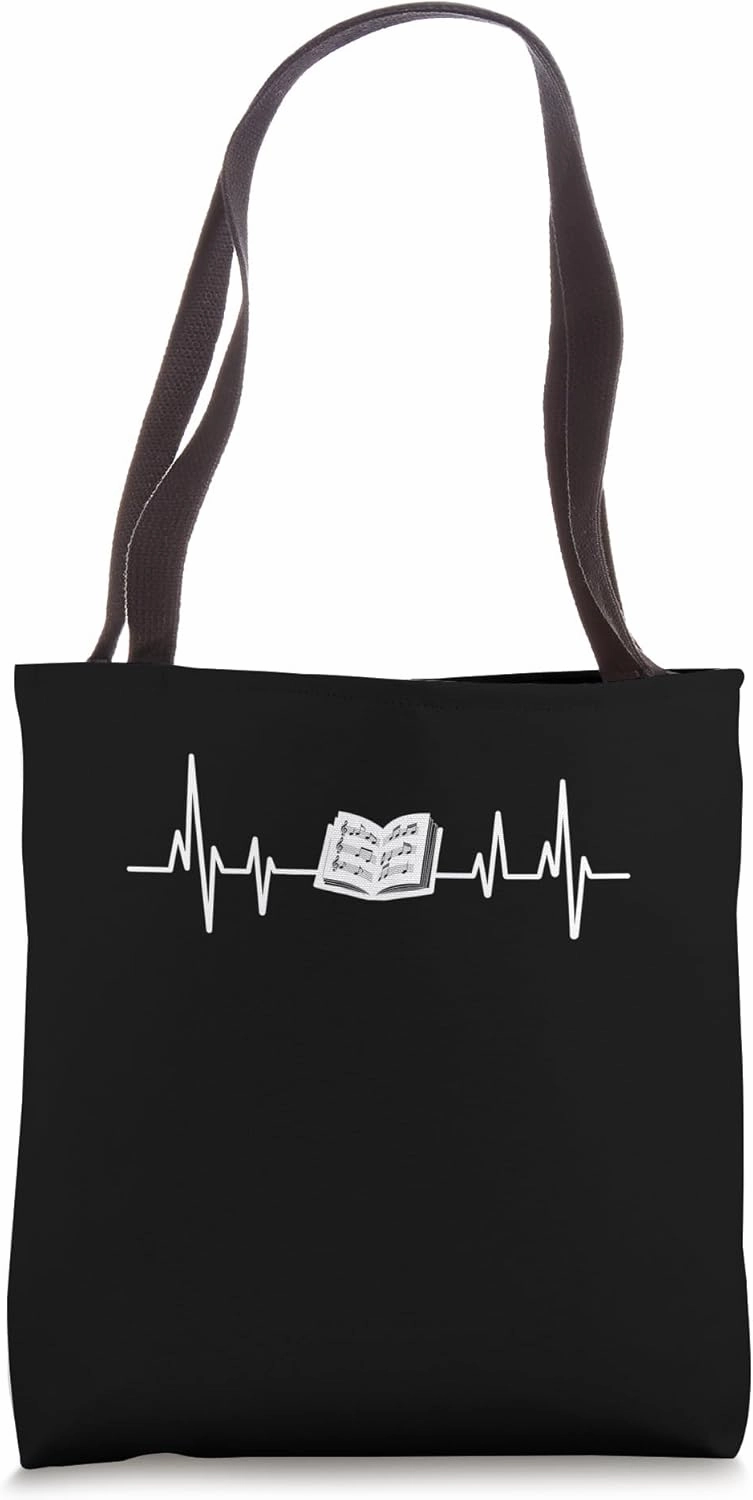 Heartbeat ECG Composer Music Composers Compose Song Tote Bag