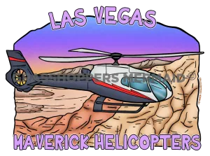 Helicopter & Purple Skies