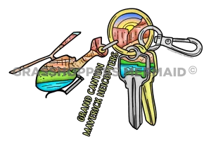 Helicopter Keychain