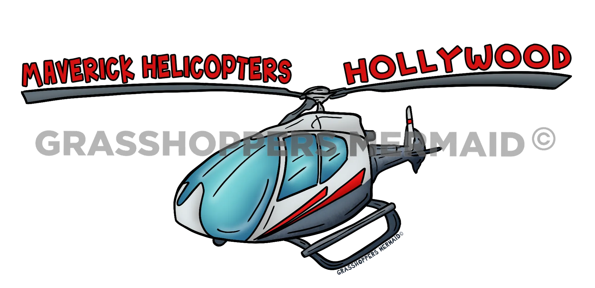 Helicopter Long Propeller