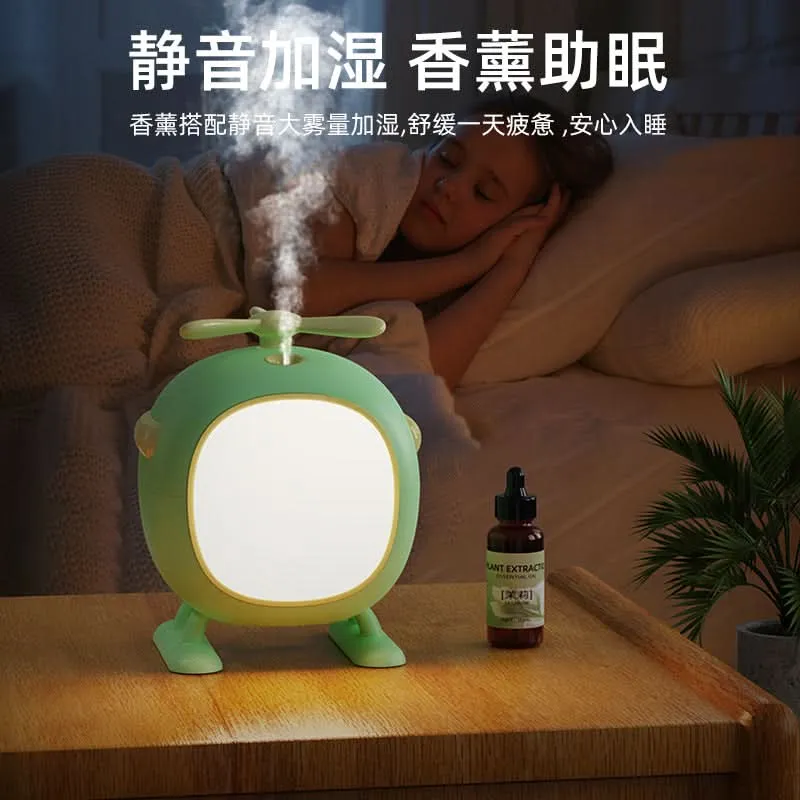 Helicopter USB Humidifier – Silent Ultrasonic Cool Mist, Rechargeable