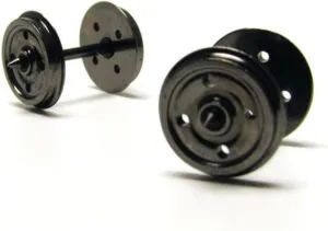Hornby R8234 14.1mm Disc Wheels - 4 Hole - Spare Parts and Train Accessories for Hornby OO Gauge Model Railway Sets, Coupling and Modelling Tools - Disc Wheels (Pack of 10), Scale 1:76