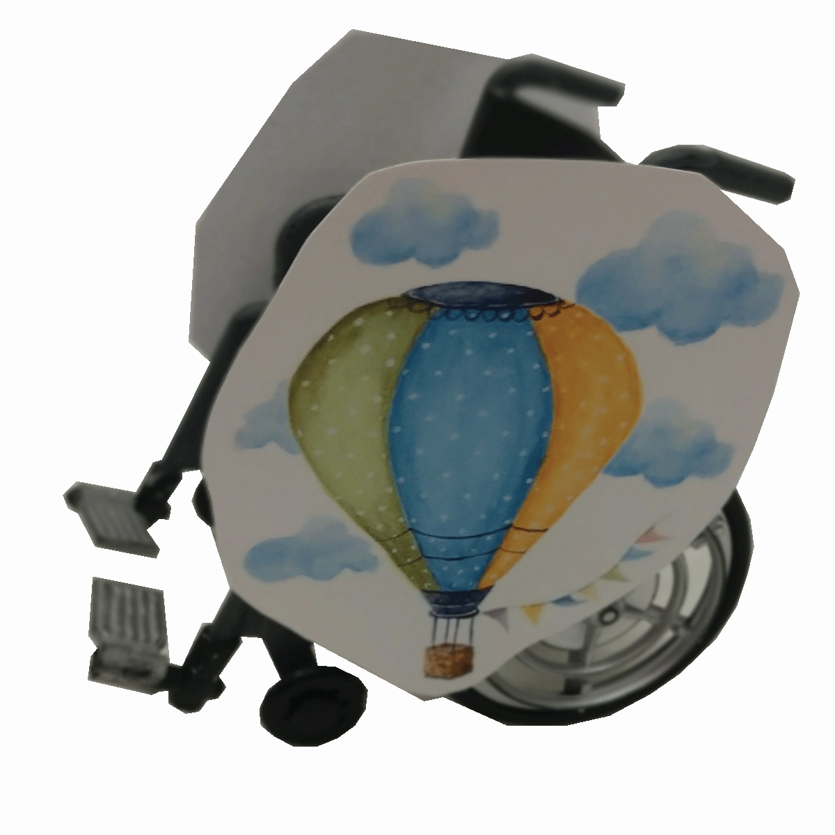 Hot Air Balloon Wheelchair Costume Child's