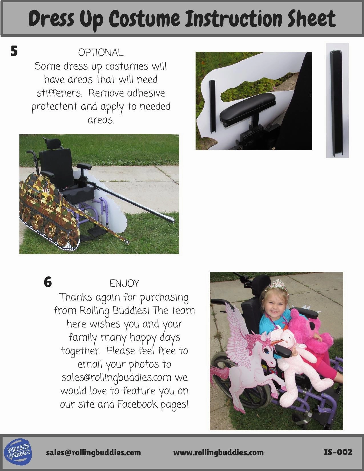 Hot Air Balloon Wheelchair Costume Child's