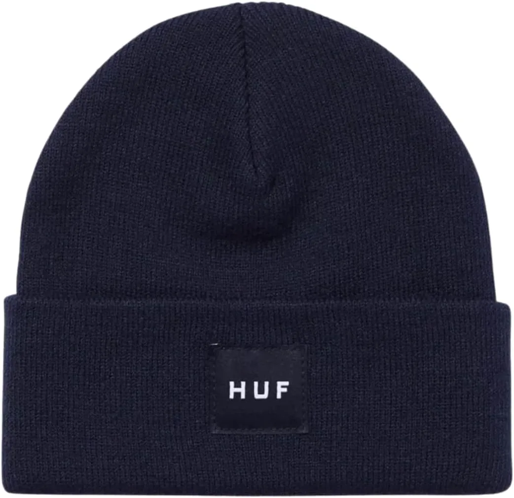 HUF Set Men's Box Logo Beanie - Classic Fold Beanie - 100% Acrylic