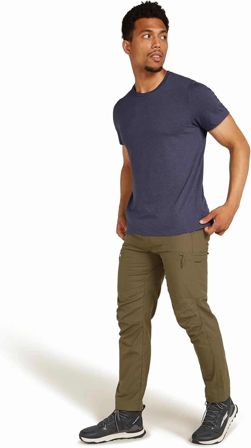 Icebreaker Merino Men's Central Classic Short Sleeve Wool T Basic Casual Shirt