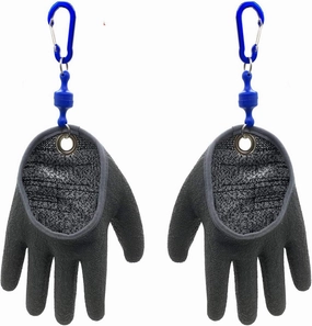Inf-way Fishing Glove with Magnet Release, Fisherman Professional Catch Fish Gloves Cut&Puncture Resistant with Magnetic Hooks Hunting Glove