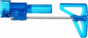 Injection Mold Plastic Shoulder Stock Kits for Nerf Elite Modulus Series and Worker Blasters Toy (Blue SR Style)