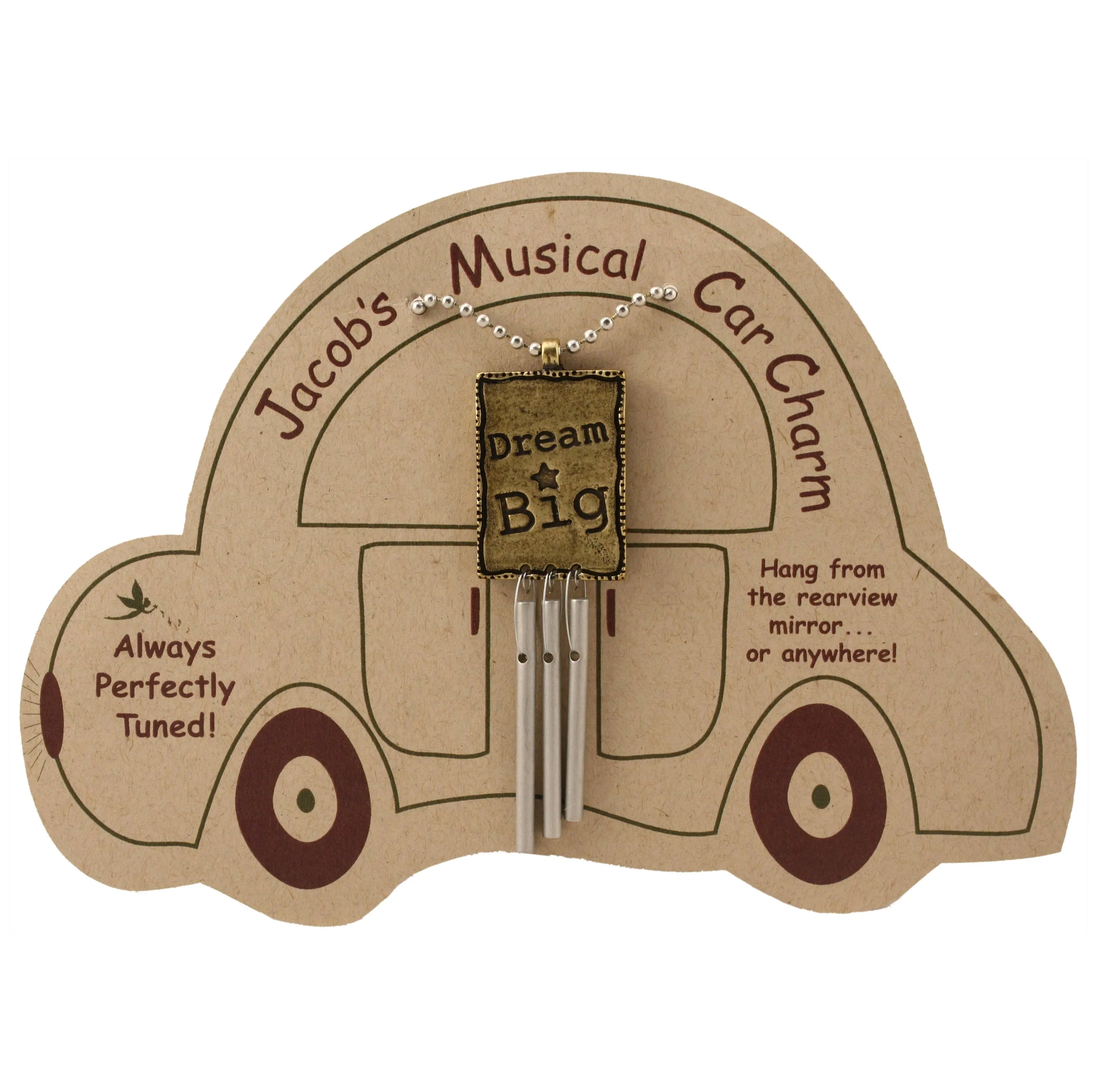 Jacob's Musical Car Charm Chime, Dream Big