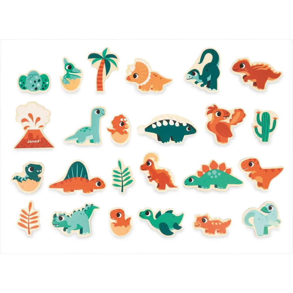 Janod Dino 24-Piece Magnets