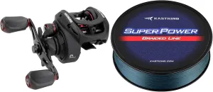 KastKing Brutus Baitcasting Fishing Reel & KastKing Superpower Braided Fishing Line