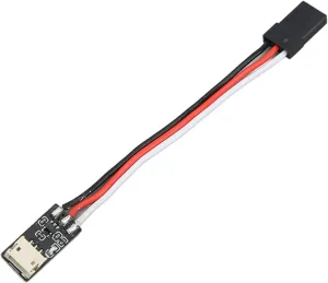 Keenso RC Transmitter for DSM2/DSMX Receiver, H1 Helicopter Flights Controller, 5-8.4V Input, 3.3V Output, Black, 18 x 9mm, No Batteries Required