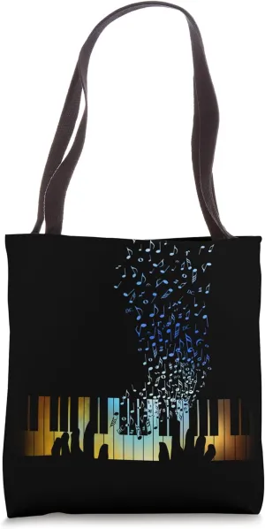 Keyboard Piano Design For Pianists Musicians Tote Bag