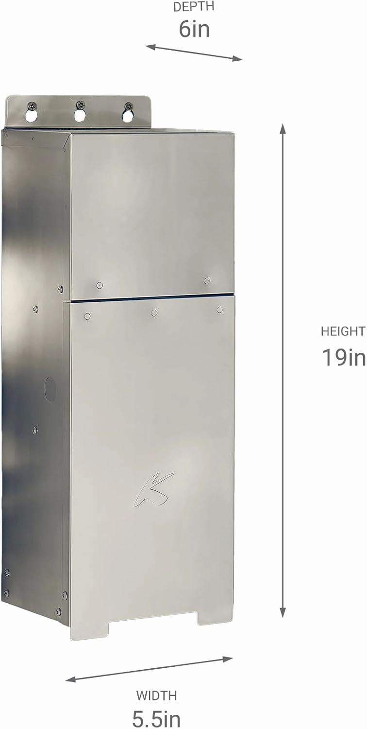 Kichler 900W Pro Series Transformer in Stainless Steel, 15PR900SS