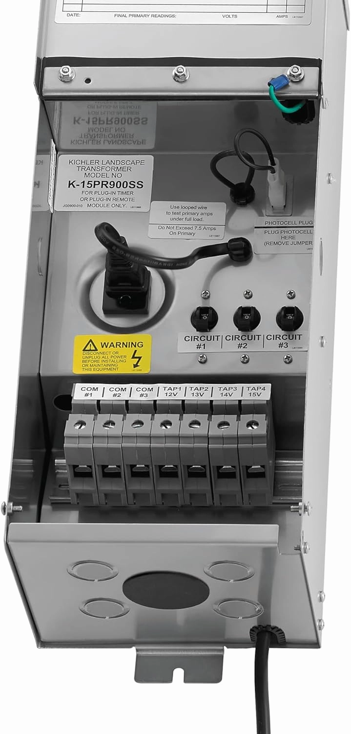 Kichler 900W Pro Series Transformer in Stainless Steel, 15PR900SS