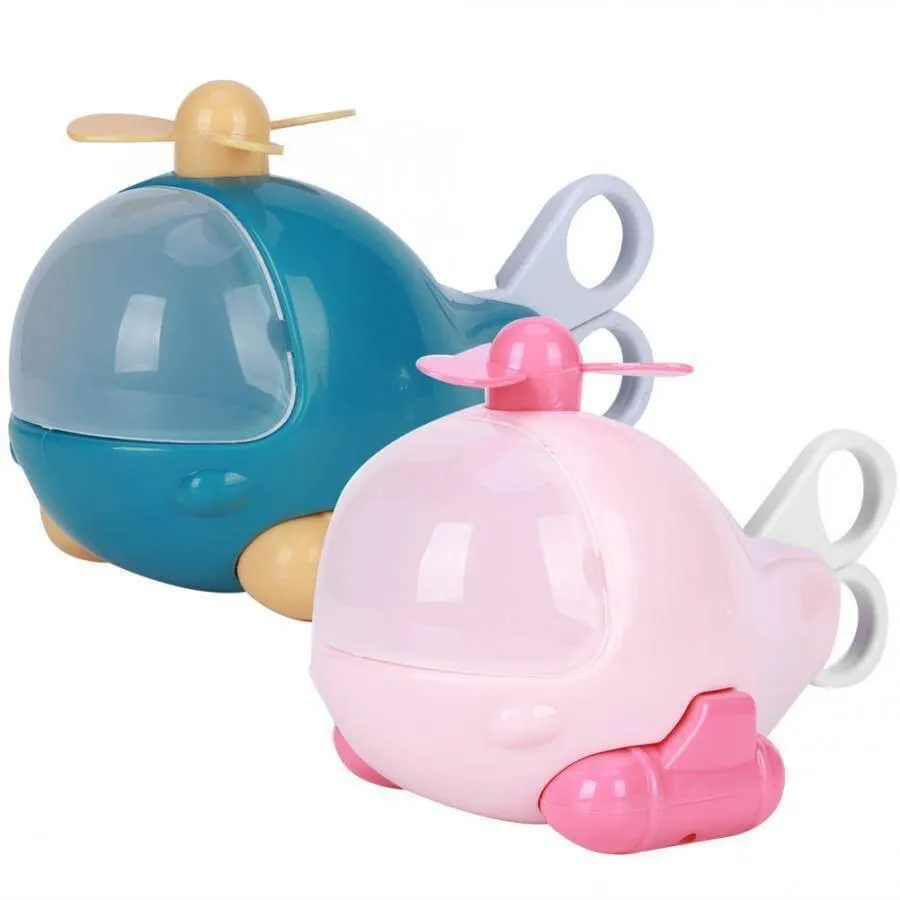 Kids Helicopter Storage Toy - Educational Stationery Organizer