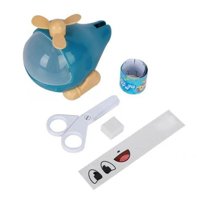 Kids Helicopter Storage Toy - Educational Stationery Organizer