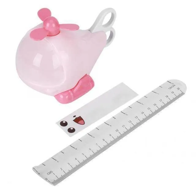Kids Helicopter Storage Toy - Educational Stationery Organizer