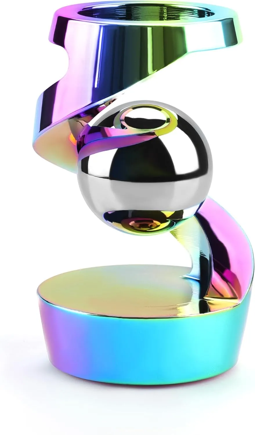 Kinetic Desk Toys, Kinetic Spinning Desk Toys for Office for Adults, Desk Fidgets for Adults, Kinetic Spinning Fidget Toy (Rainbow)