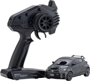 Kyosho America 32640GM MINI-Z AWD T0Y0TA GRMN YARIS CIRCUIT PACKAGE gunmetallic