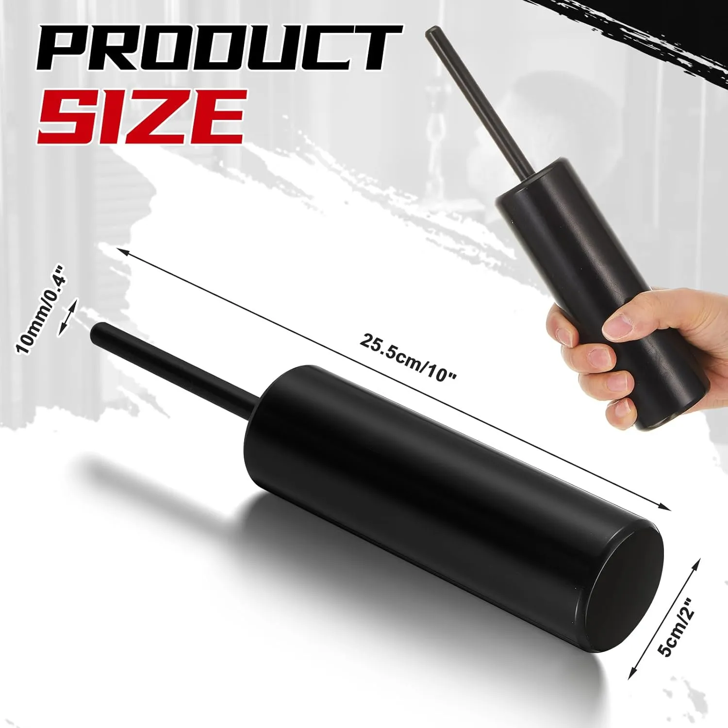 Lasnten Gym Pin Extender 10 mm Weight Stack Extender for Cable Machine Gym Pin for 2" Weight Plates That Have a 2"(50.8mm) Hole