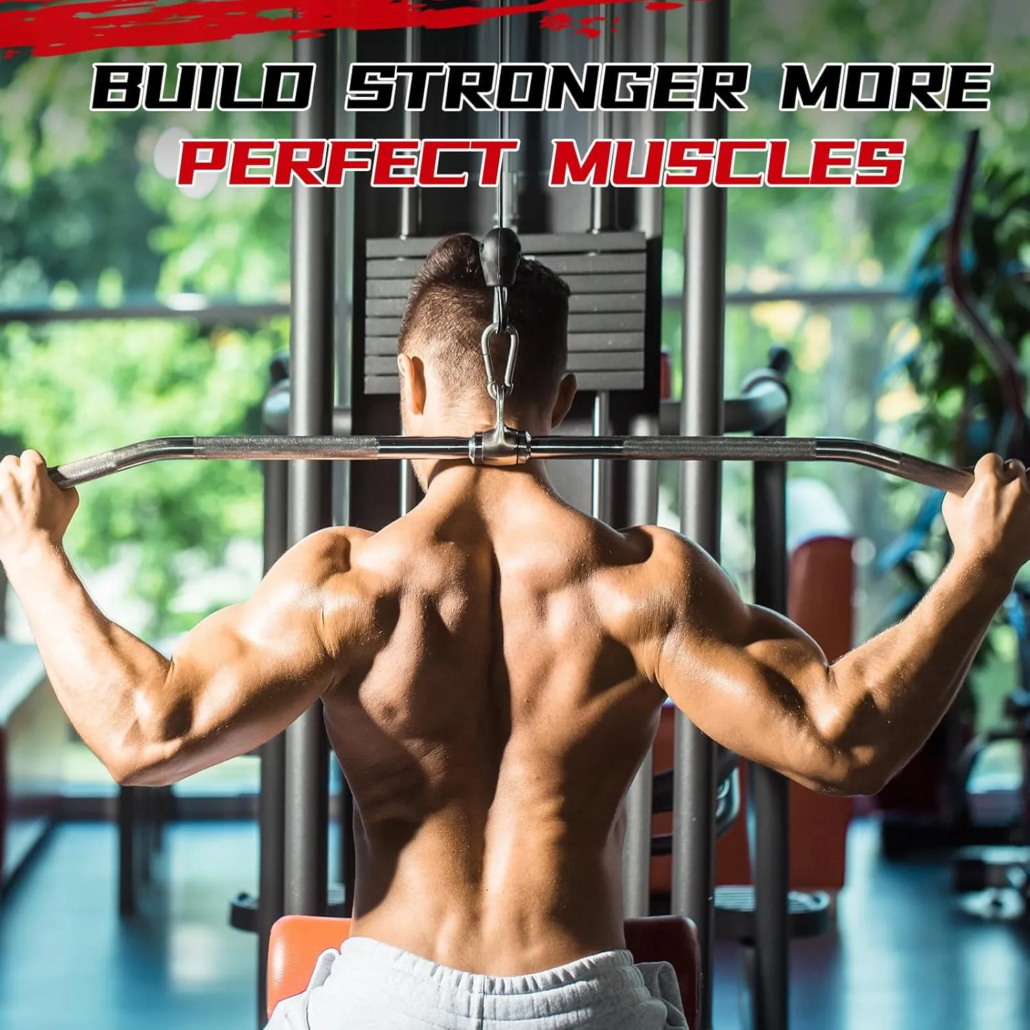 Lasnten Gym Pin Extender 10 mm Weight Stack Extender for Cable Machine Gym Pin for 2" Weight Plates That Have a 2"(50.8mm) Hole