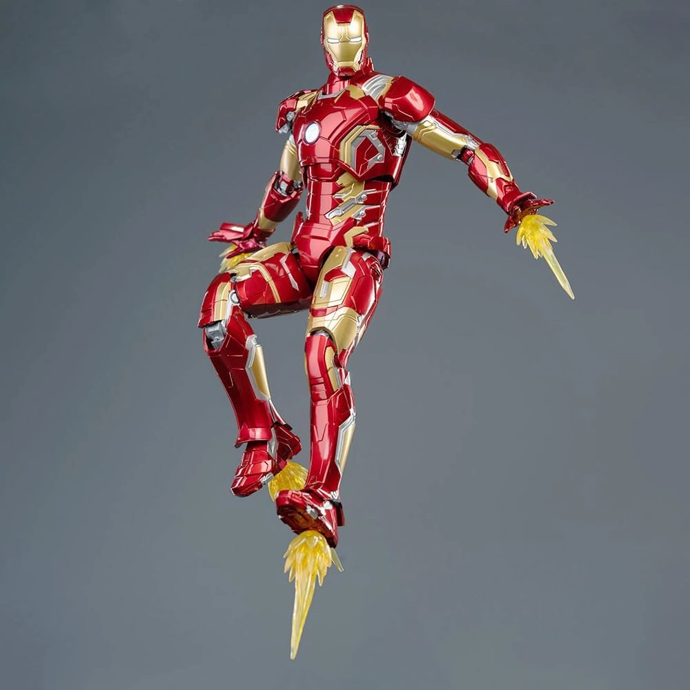 LEBOO 11 Inch Ironman MK43 Illuminate Version, 1/7 Scale Exquisite Painting Action Figure