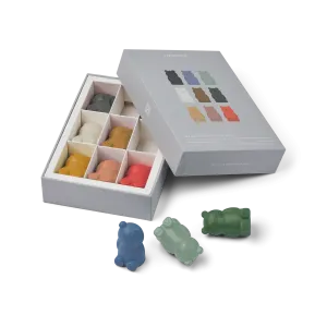 Liewood Wallace Mr Bear Crayons 9 Pack