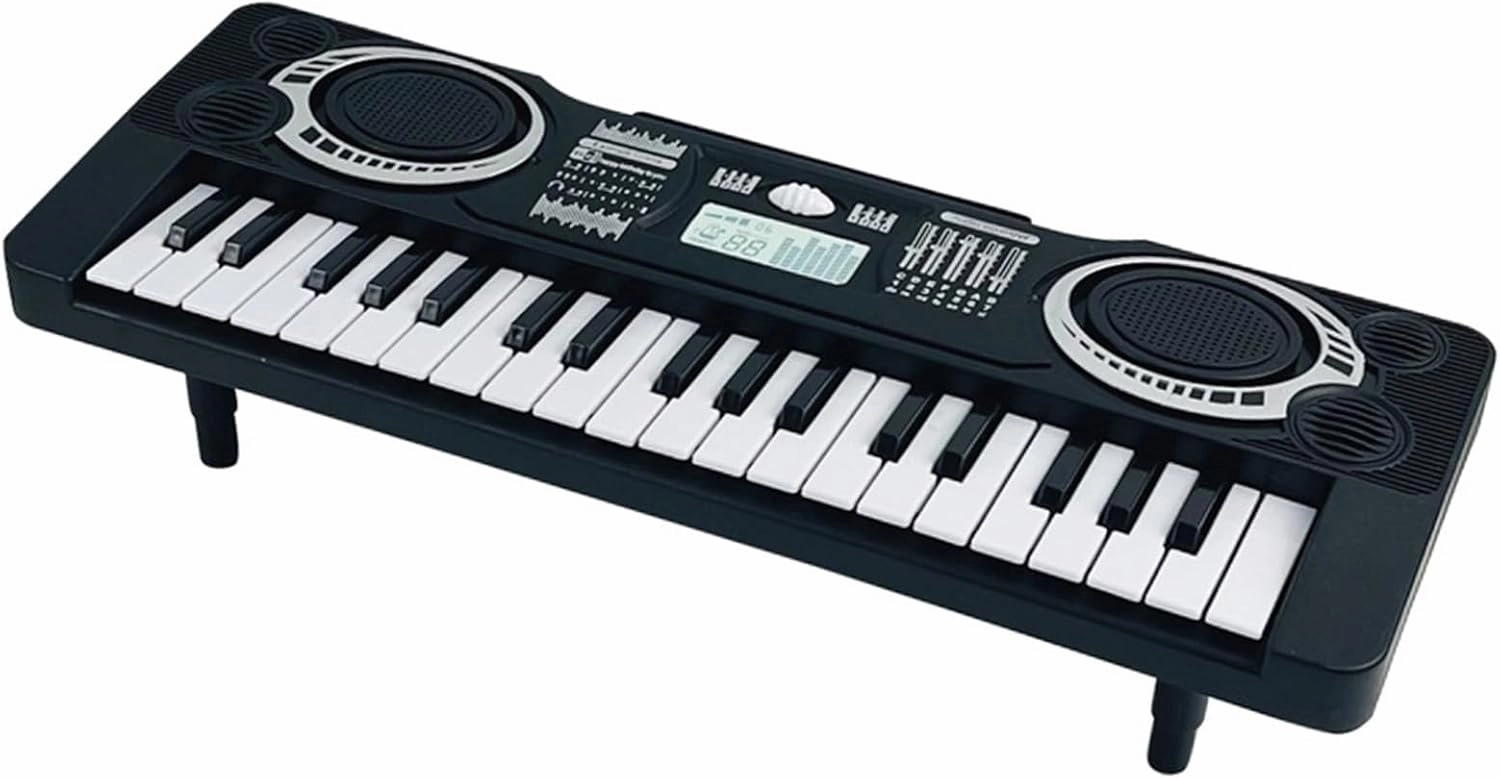 Lightweight Portable Electric Piano with Multiple Sounds for Kids Beginners, Simple Keys (37 Keys 2 Modes)