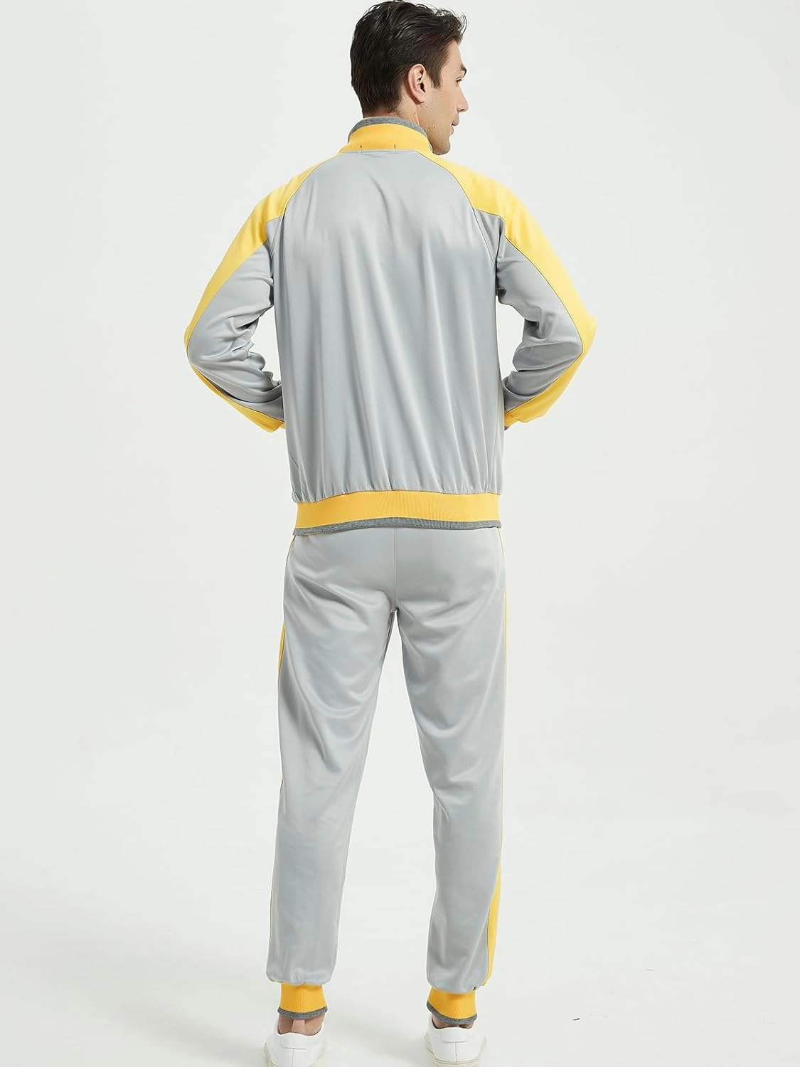 Litteking Men's Tracksuits Sweat Suit Casual Long Sleeve 2 Piece Outfit Sports Jogging Suits Set