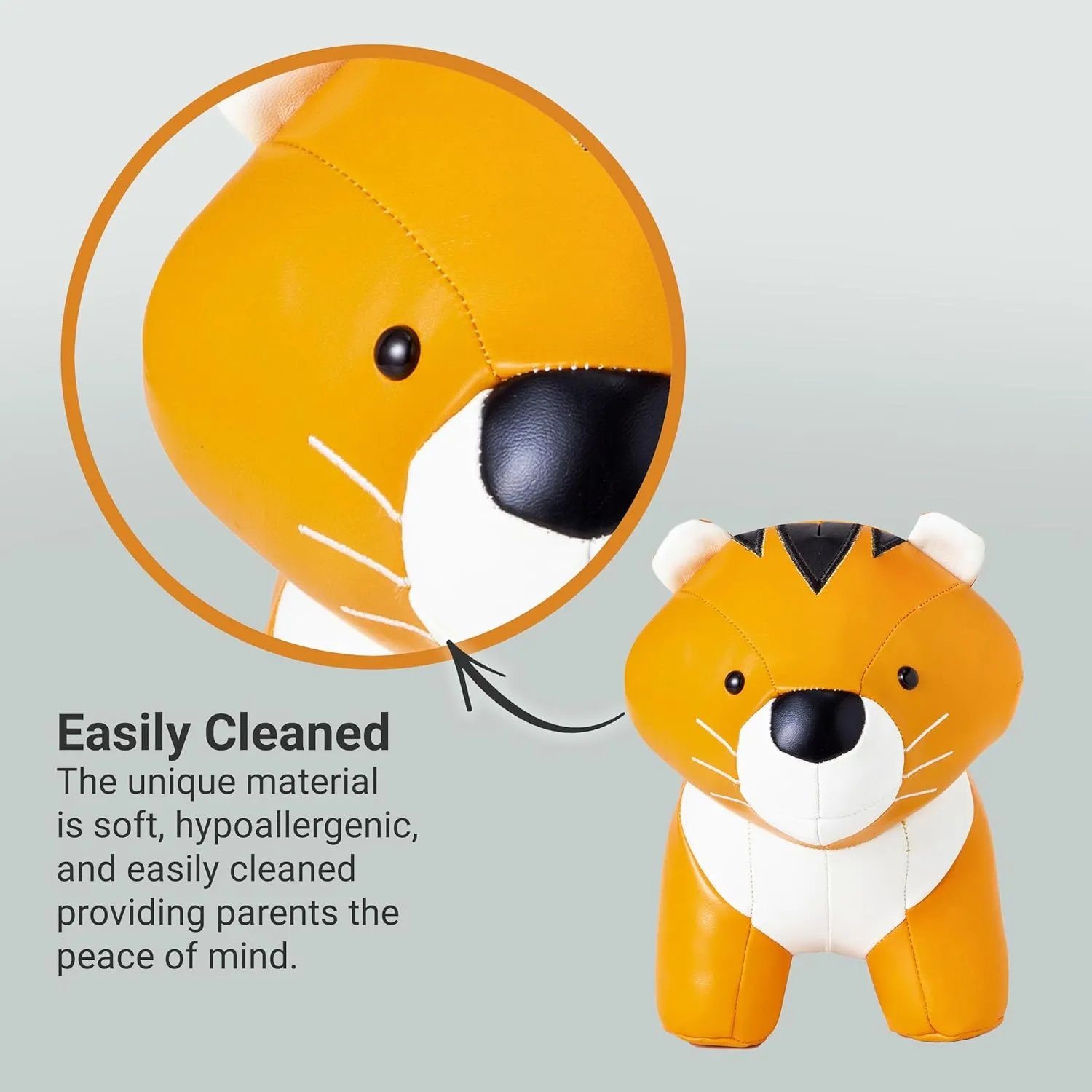Little Big Friends Musical Friends | Pull String Cord Musical Toy for Baby | Special Stuffed Animal | Easy to Clean | Tim The Tiger